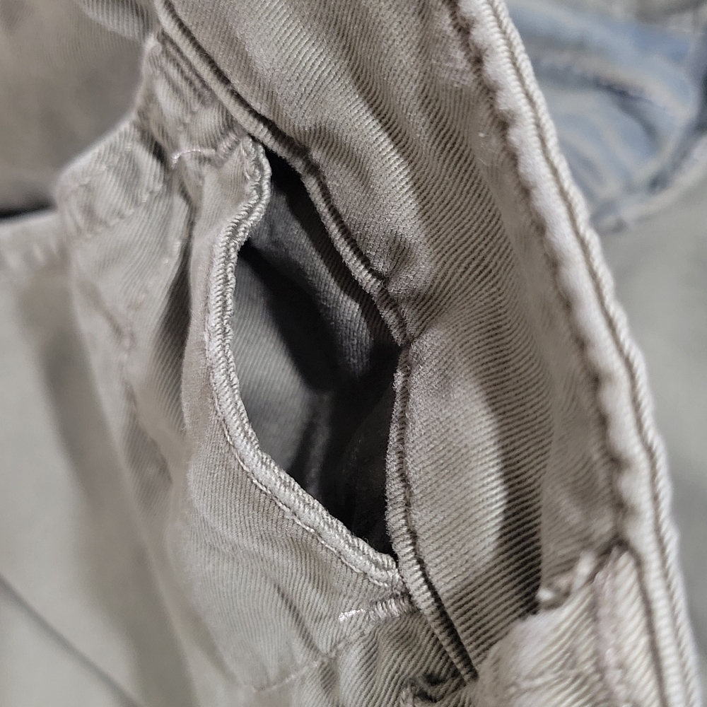 Chino By Anthropologie Women's Relaxed Chino Trouser Pant Size 28 Green Raceing - Picture 15 of 16